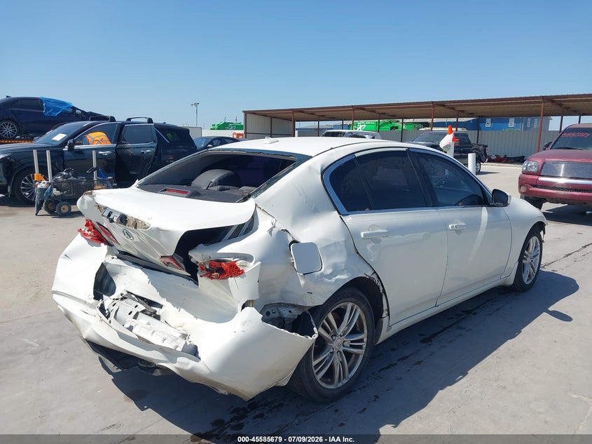 Vin: jn1dv6ap9bm831190, lot: 46084032, infiniti g25 journey 20114