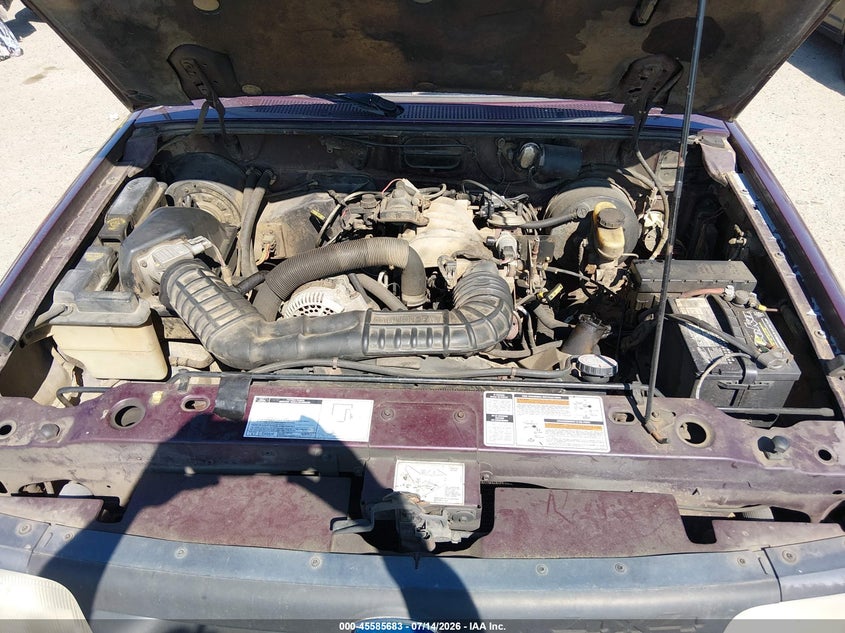 1993 Ford Ranger Super Cab VIN: 1FTCR15U1PPB74133 Lot: 45585683