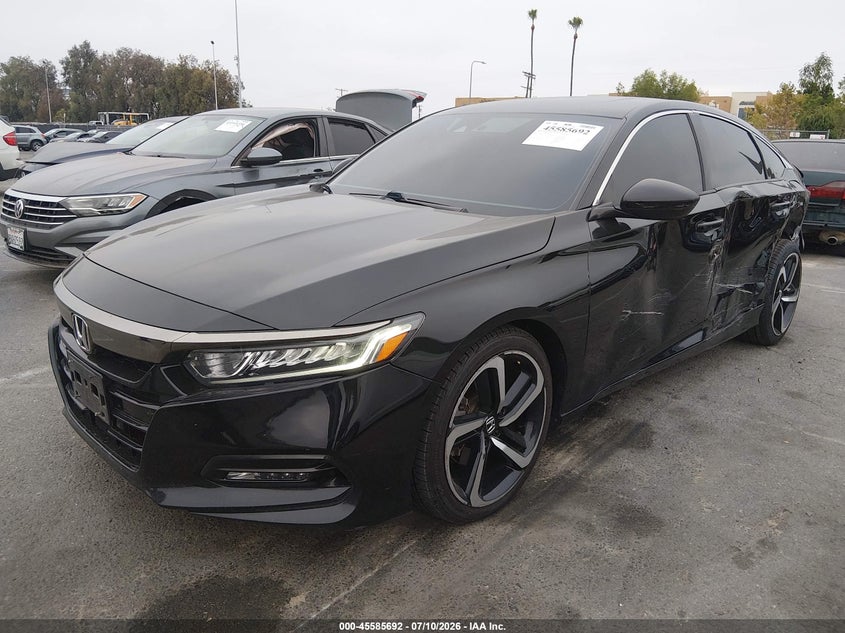 2019 Honda Accord Sport 2.0T, Left Side, IAAI, VIN 1HGCV2F3XKA021349 — photo 2
