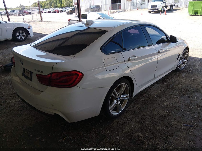 Vin: wba4j1c57jbg78827, lot: 46084069, bmw 430i gran coupe 20184