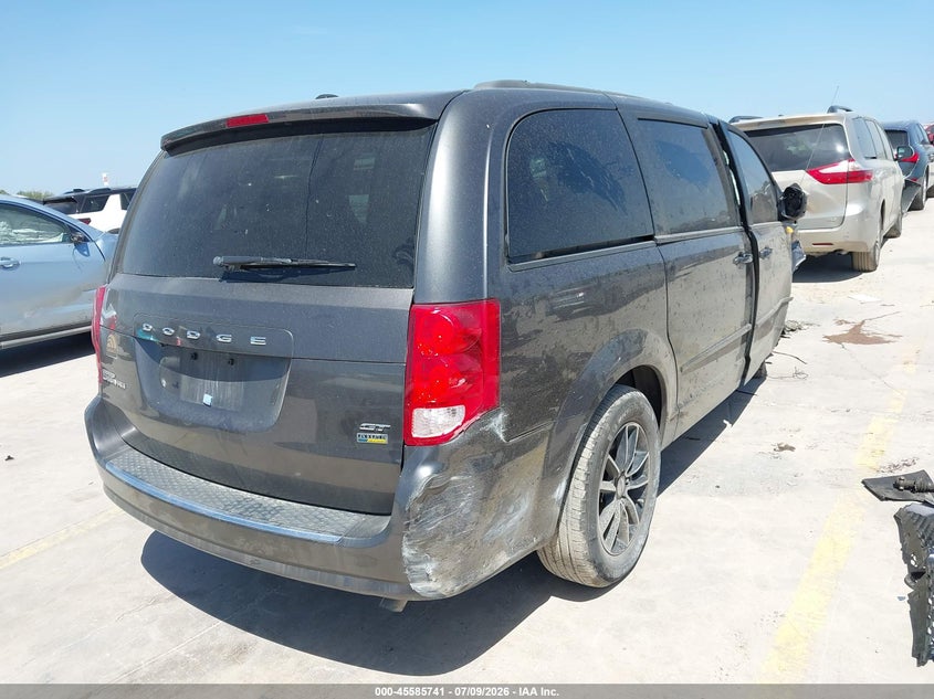 Vin: 2c4rdgeg7hr573599, lot: 46084094, dodge grand caravan gt 20174