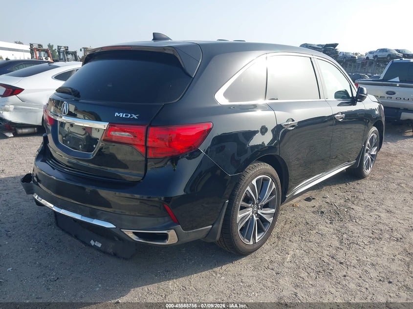 ACURA MDX 2019 VIN 5J8YD3H53KL007648