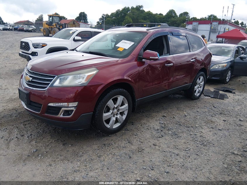 Vin: 1gnkvgkd2gj239970, lot: 46084125, chevrolet traverse lt 20162