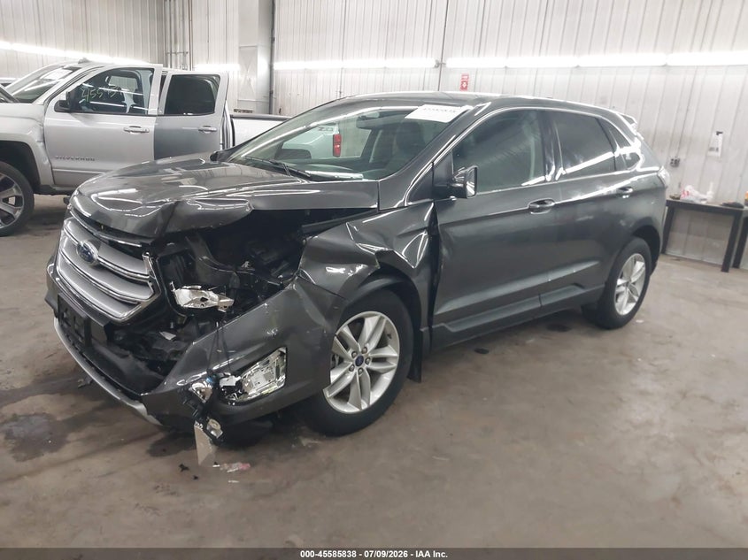 Vin: 2fmpk4j85gbc37432, lot: 46084191, ford edge sel 20162