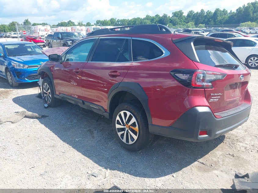 Vin: 4s4btafc2r3152750, lot: 46084202, subaru outback premium 20243