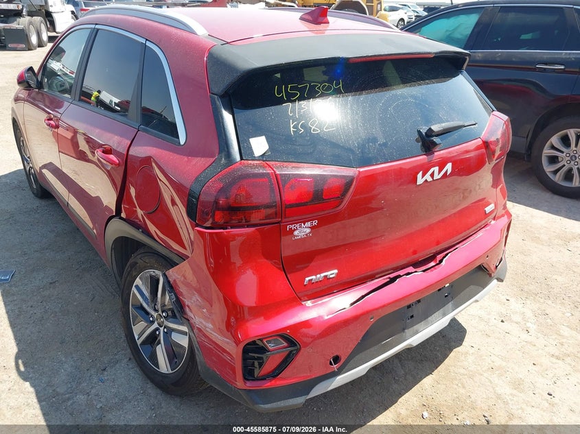 2022 Kia Niro Lxs Se VIN: KNDCB3LC3N5541536 Lot: 45585875