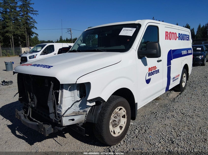 Vin: 1n6bf0ky1hn809643, lot: 46084235, nissan nv cargo nv2500 hd sv v6 20172