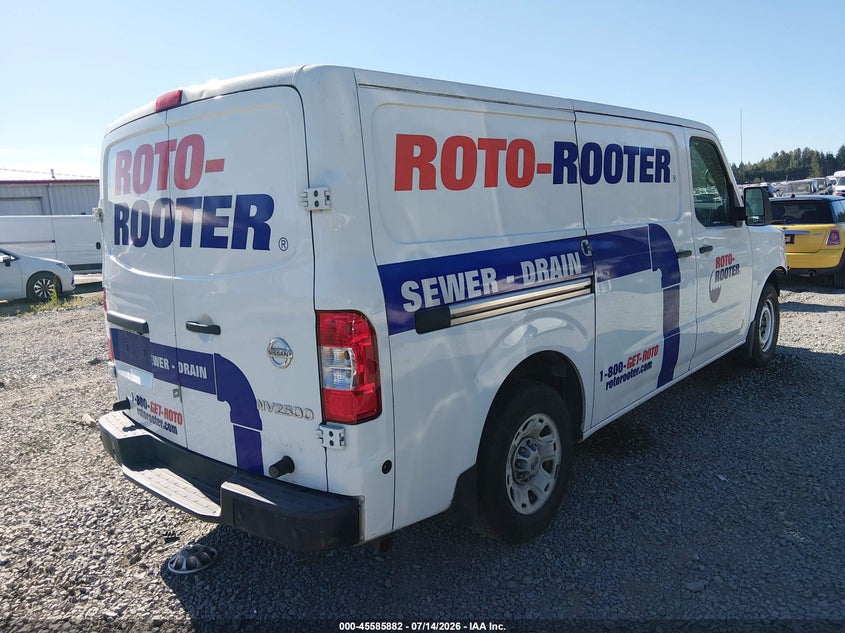 2017 NISSAN NV CARGO NV2500 HD auction photo 4
