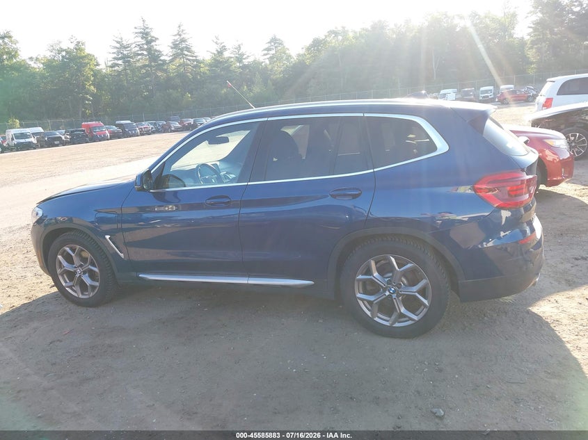 2021 BMW X3 Phev xDrive30E VIN: 5UXTS1C0XM9F52598 Lot: 45585883