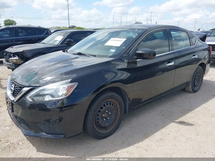 2017 Nissan Sentra, Rear, IAAI, VIN 3N1AB7AP7HY225006 — photo 2