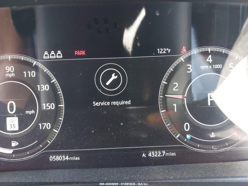 2020 Jaguar F-Pace S P380 Awd Automatic VIN: SADCM2FV1LA645629 Lot: 45585899