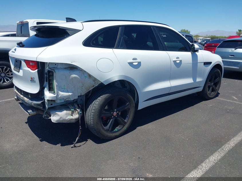 Vin: sadcm2fv1la645629, lot: 46084252, jaguar f-pace s p380 awd automatic 20204