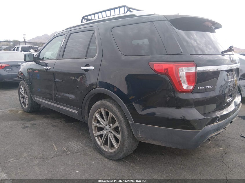 Vin: 1fm5k7f81hgc93489, lot: 46084264, ford explorer limited 20173