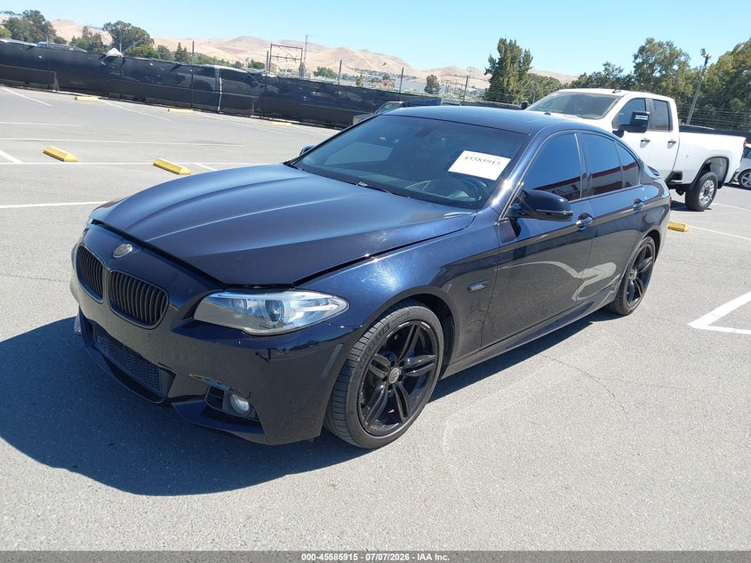 2014 Bmw 550i WBAKN9C52ED000732 photo 1