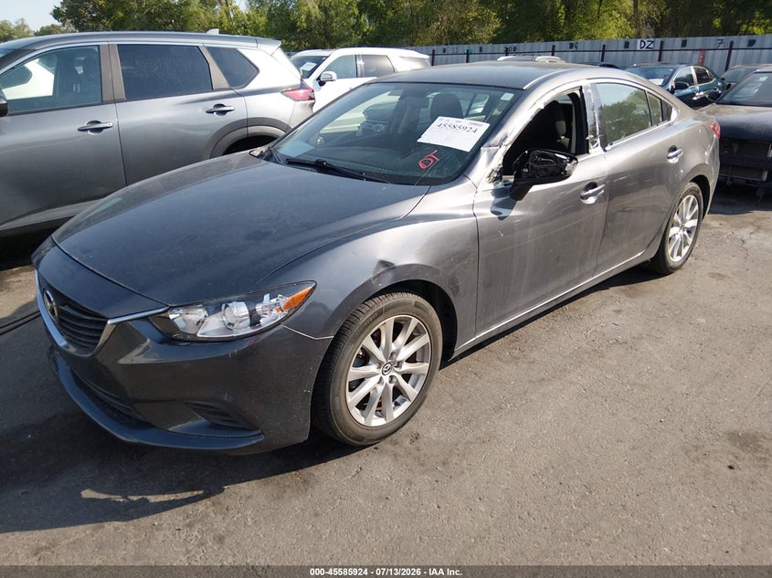 2014 Mazda 6, Left Side, IAAI, VIN JM1GJ1U63E1150623 — photo 2