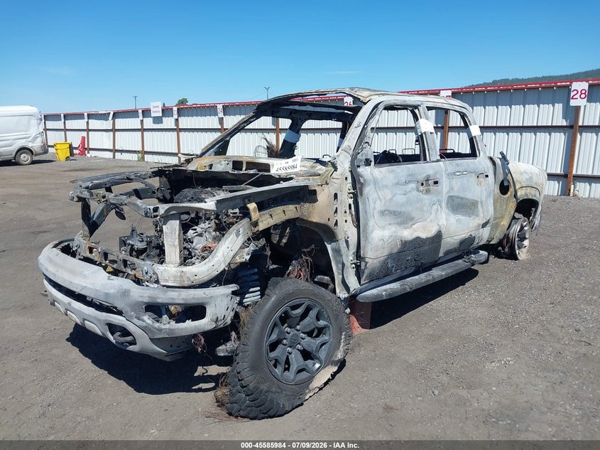 Vin: 1c6srfu98nn407513, lot: 46084337, ram 1500 trx  4x4 5'7 box 20222