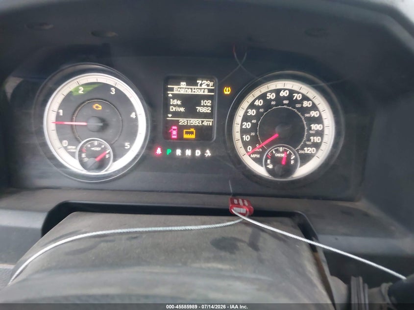 2013 Ram 2500 Tradesman VIN: 3C6UR5CL6DG599795 Lot: 45585989