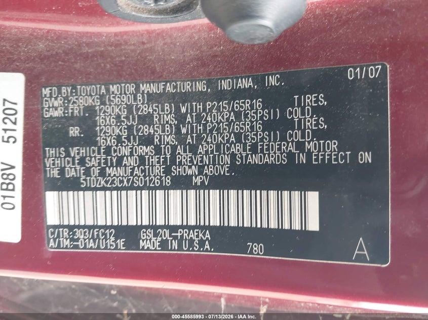 AtlanticExpress - Toyota Sienna