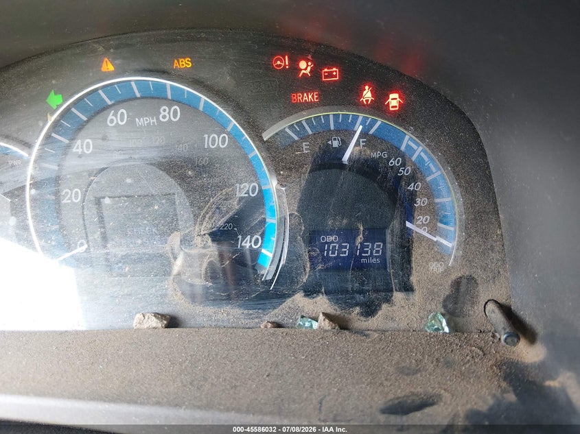 TOYOTA CAMRY HYBRID 2012 VIN 4T1BD1FK2CU010114