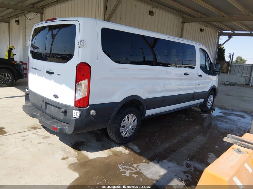 Vin: 1fbzx2zm0fkb27725, lot: 46084419, ford transit-350 xlt 20154