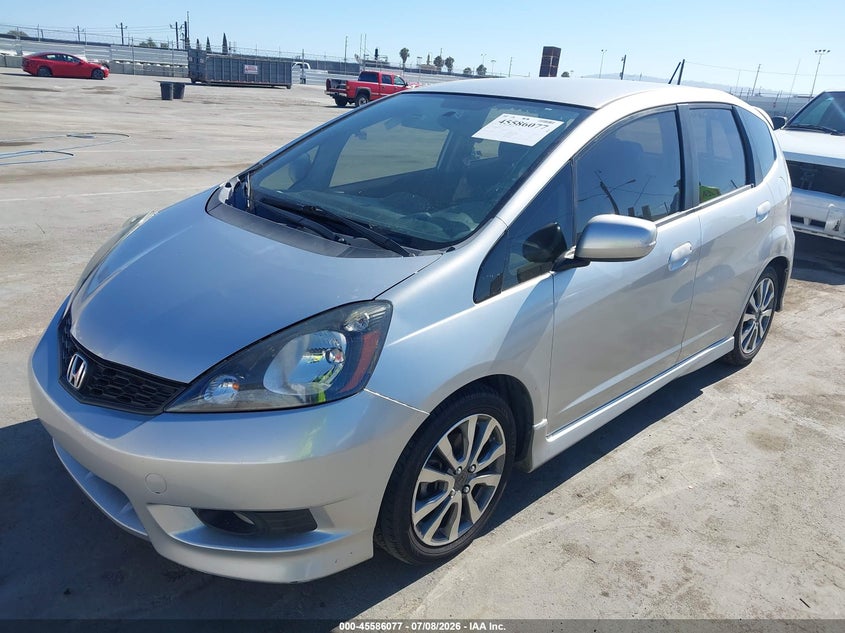 2012 Honda Fit, Правый бок, IAAI, VIN JHMGE8H54CS005725 — фото 2