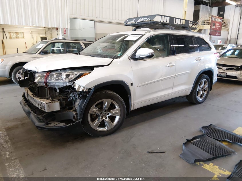 Vin: 5tddzrfh1hs440195, lot: 46084442, toyota highlander limited 20172