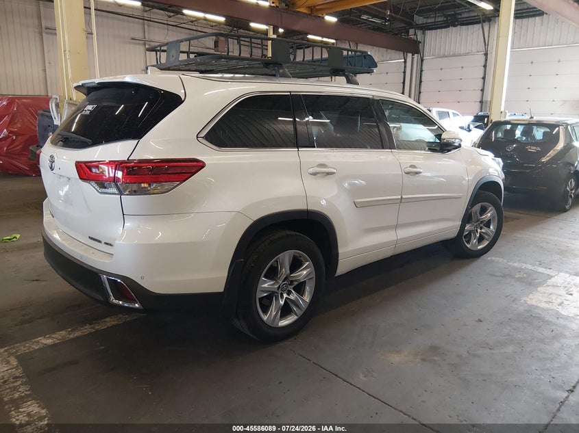 Vin: 5tddzrfh1hs440195, lot: 46084442, toyota highlander limited 20174
