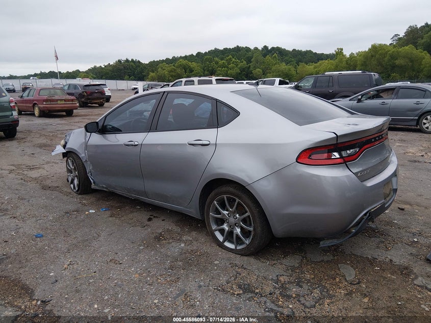 Vin: 1c3cdfbb4fd187770, lot: 46084446, dodge dart sxt 20153