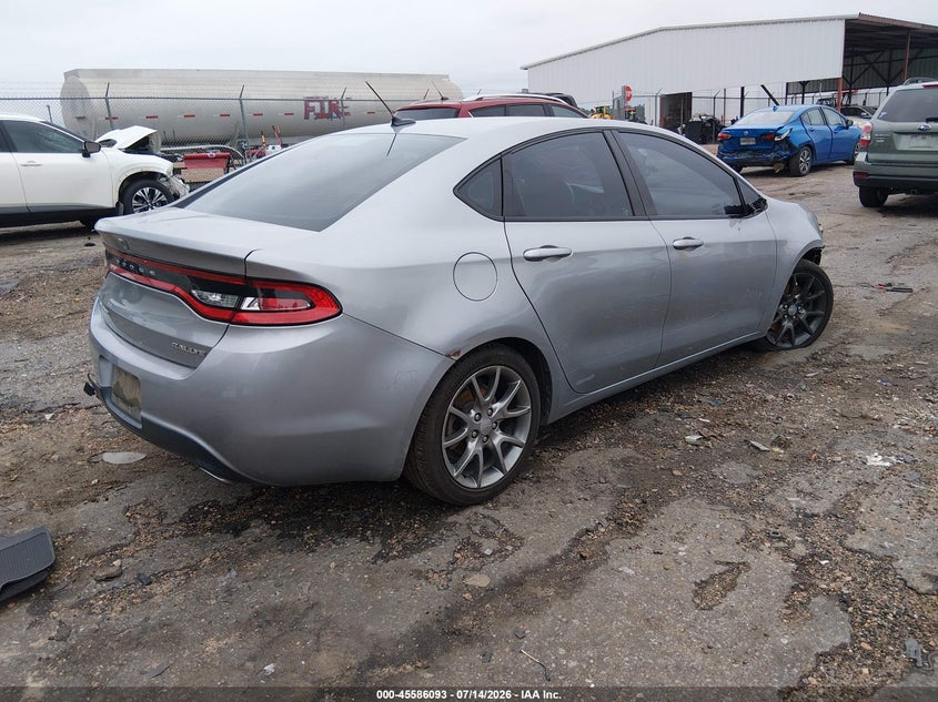 Vin: 1c3cdfbb4fd187770, lot: 46084446, dodge dart sxt 20154