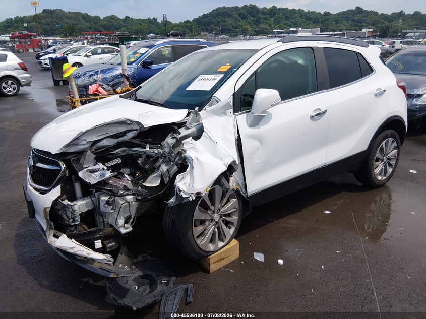 Vin: kl4cjasb9kb878977, lot: 46084453, buick encore fwd preferred 20192
