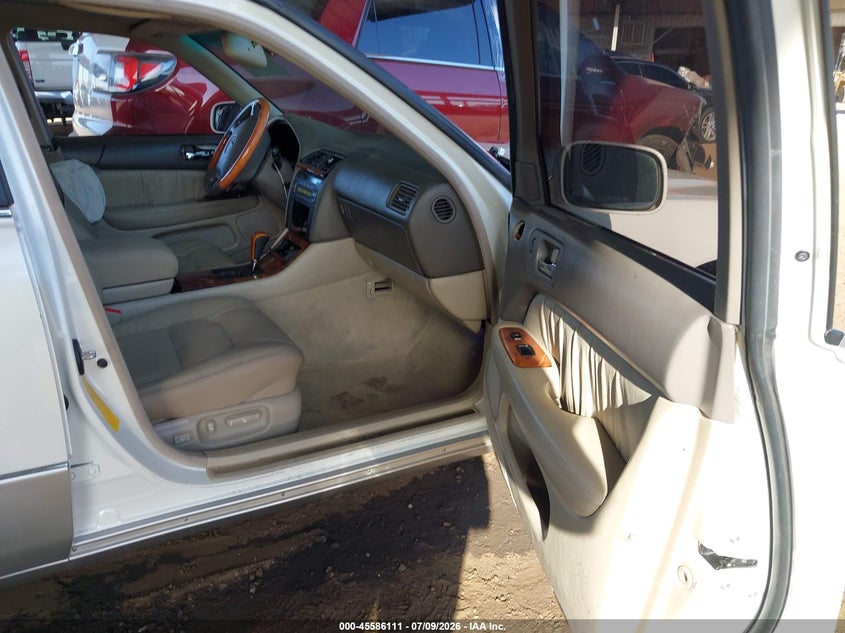 1999 LEXUS LS SEDAN 4.0L V-8 DOHC, VVT, 290HP
