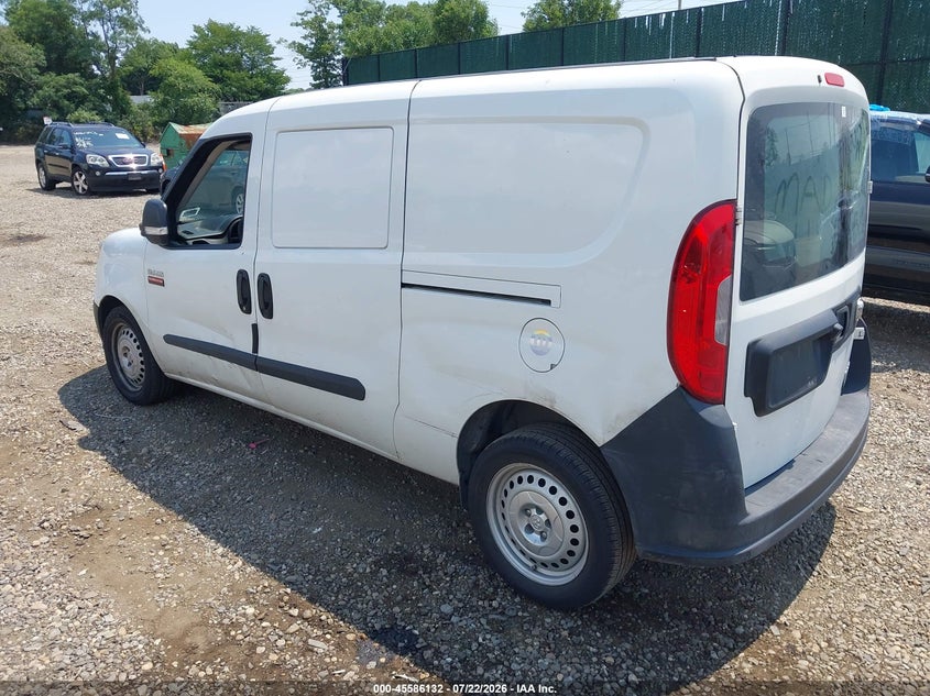 Vin: zfbhrfab5m6u57467, lot: 46084485, ram promaster city tradesman 20213