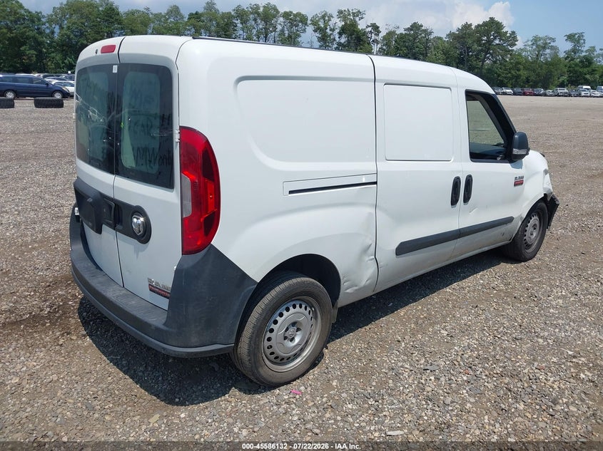 Vin: zfbhrfab5m6u57467, lot: 46084485, ram promaster city tradesman 20214
