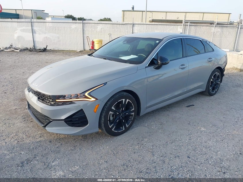 2022 Kia K5 Gt-Line, Rear, IAAI, VIN 5XXG64J20NG155450 — photo 2
