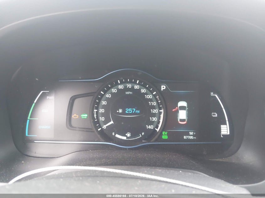 2017 Hyundai Ioniq Hybrid Sel VIN: KMHC75LC8HU039737 Lot: 45586166