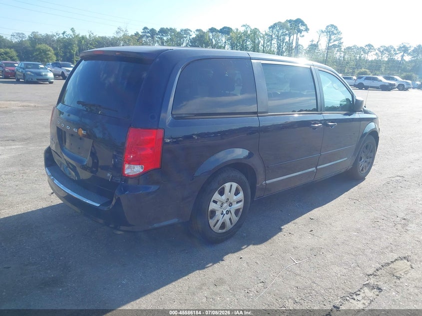 Vin: 2c4rdgbg1er354752, lot: 46084537, dodge grand caravan se 20144