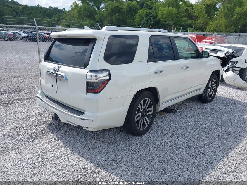 Vin: jtezu5jr4h5163234, lot: 46084552, toyota 4runner limited 20174
