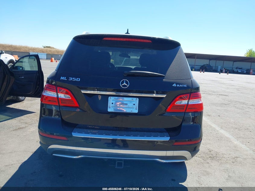 2015 Mercedes-Benz Ml 350 4Matic VIN: 4JGDA5HB0FA487734 Lot: 45586246