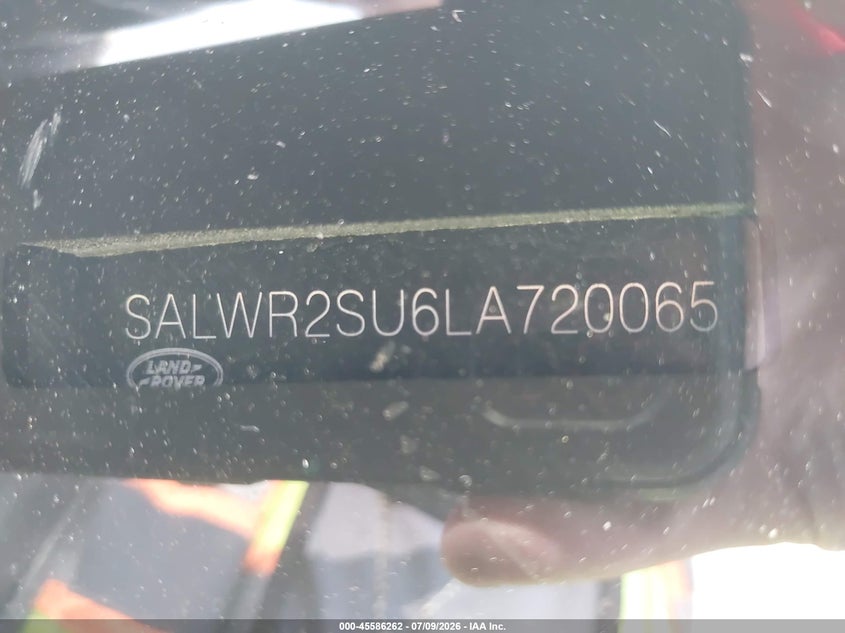 2020 Land Rover Range Rover Sport Hse Mhev VIN: SALWR2SU6LA720065 Lot: 45586262