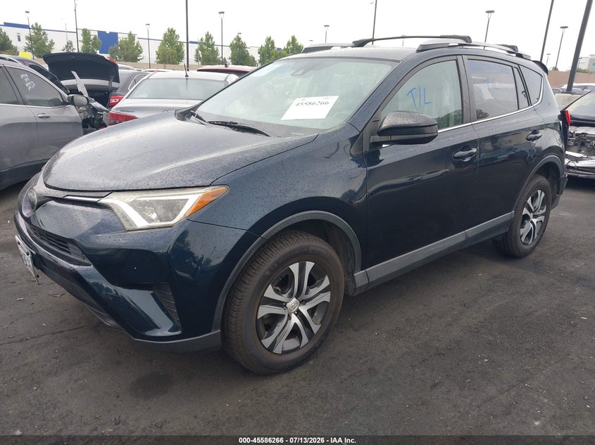2018 Toyota Rav4 Le, Rear, IAAI, VIN JTMZFREV9JJ174143 — photo 2