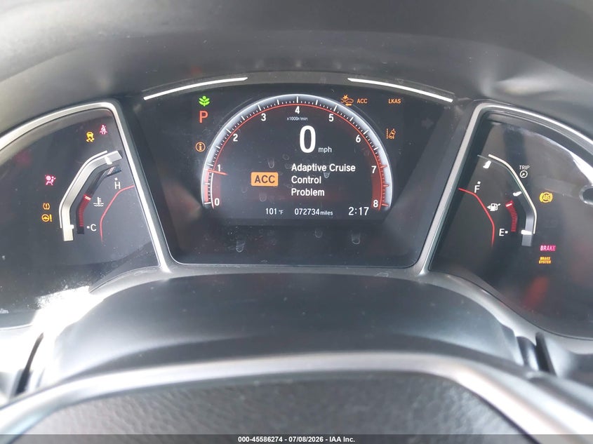 2020 HONDA CIVIC auction photo 7