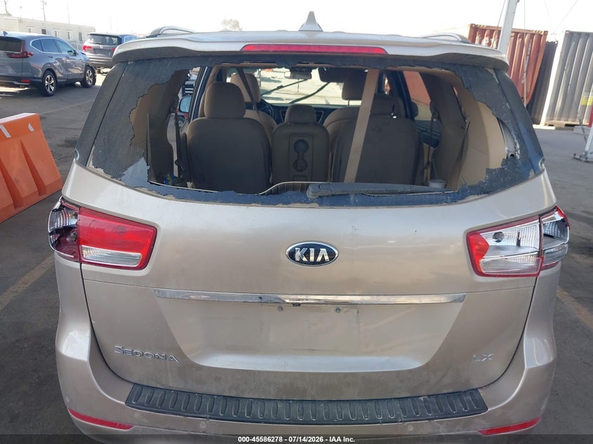 2016 Kia Sedona Lx VIN: KNDMB5C13G6187206 Lot: 45586278