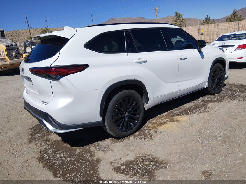 Vin: 5tdkdrbh4ps000935, lot: 46084645, toyota highlander xse 20234