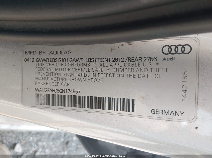 2016 AUDI A6 2.0T PREMIUM PLUS · Фото 9