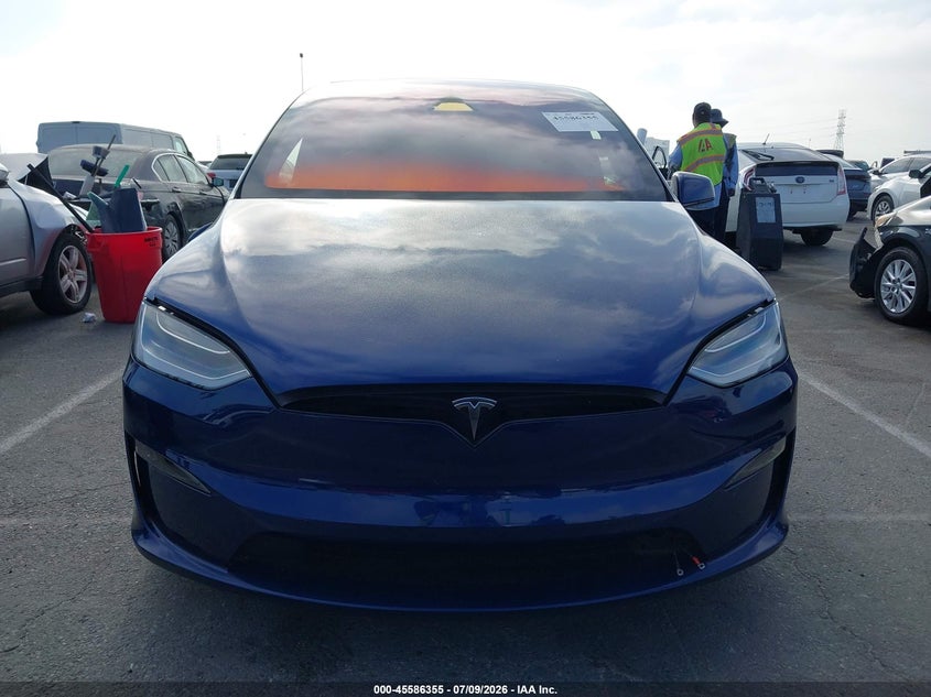 2023 Tesla Model X Plaid Tri Motor All-Wheel Drive VIN: 7SAXCBE69PF396099 Lot: 45586355