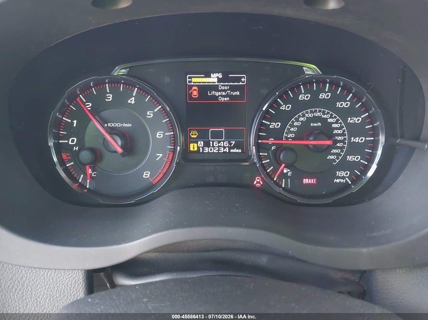 2020 Subaru Wrx VIN: JF1VA1A62L9819691 Lot: 45586413