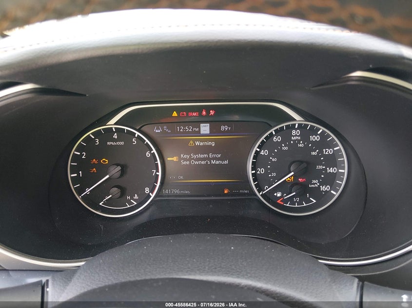 2020 Nissan Maxima Sr Xtronic Cvt VIN: 1N4AA6EVXLC372317 Lot: 45586425