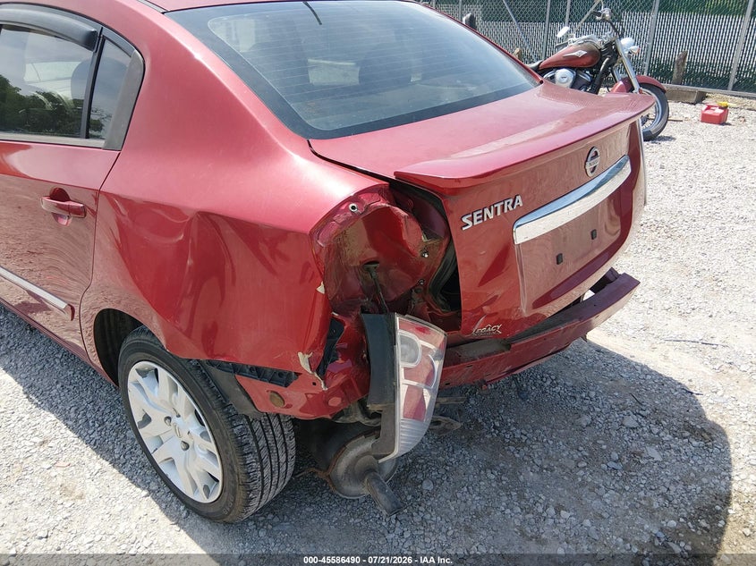2012 Nissan Sentra 2.0 S VIN: 3N1AB6APXCL776059 Lot: 45586490