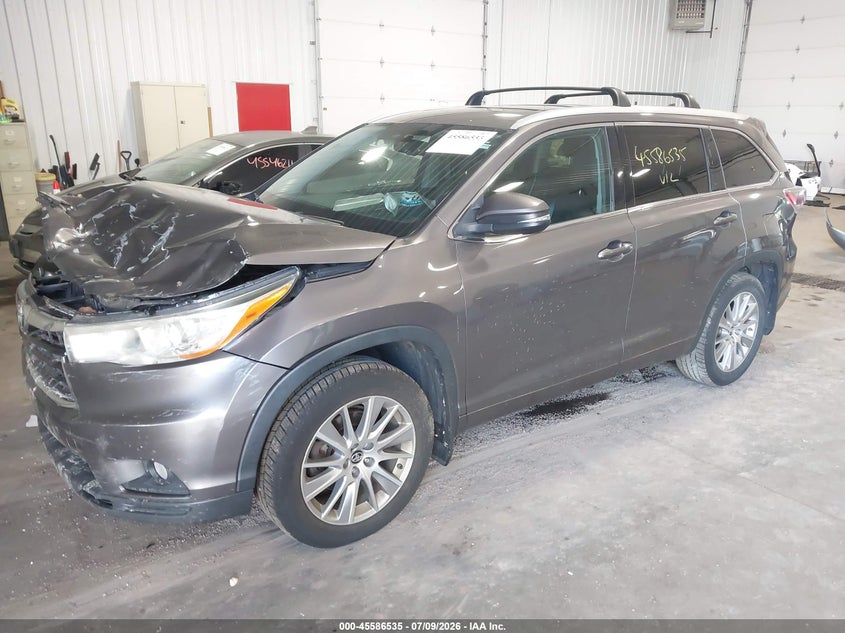 Vin: 5tdjkrfh0gs326193, lot: 46084888, toyota highlander xle 20162