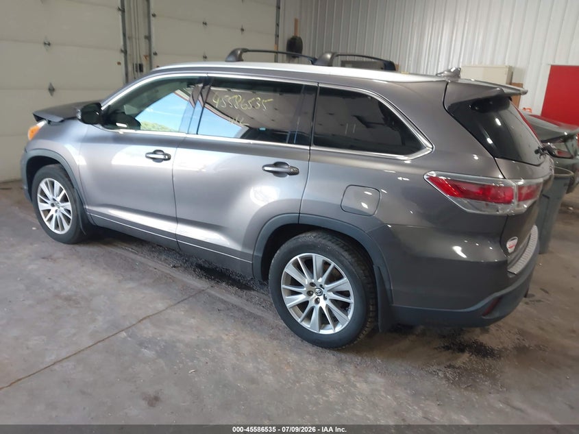 Vin: 5tdjkrfh0gs326193, lot: 46084888, toyota highlander xle 20163